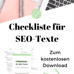 SEO-Texte Checkliste - kostenloser Download