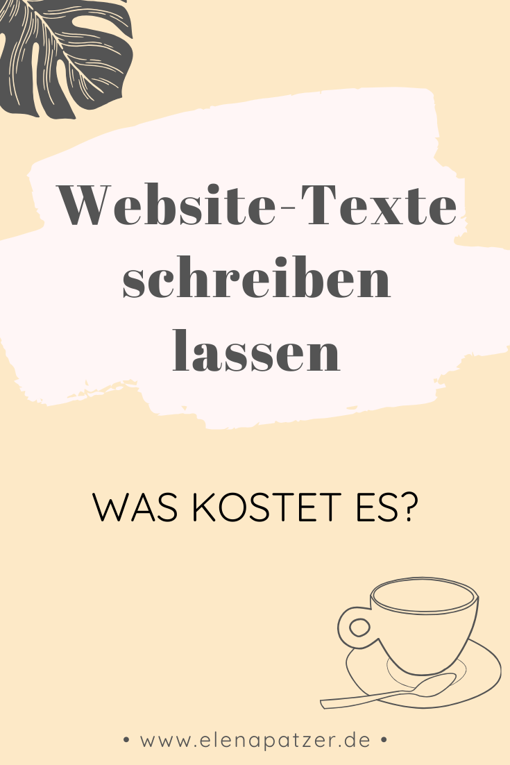 Website-Texte von SEO-Texterin schreiben lassen | Elena Patzer