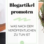 Blogartikel promoten über Pinterest